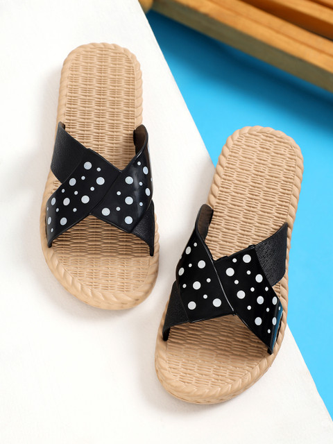 FLITE Women Printed Open Toe Flip Flops