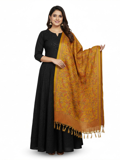 Traditions Bazaar Birds Embroidered Kantha Work Dupatta