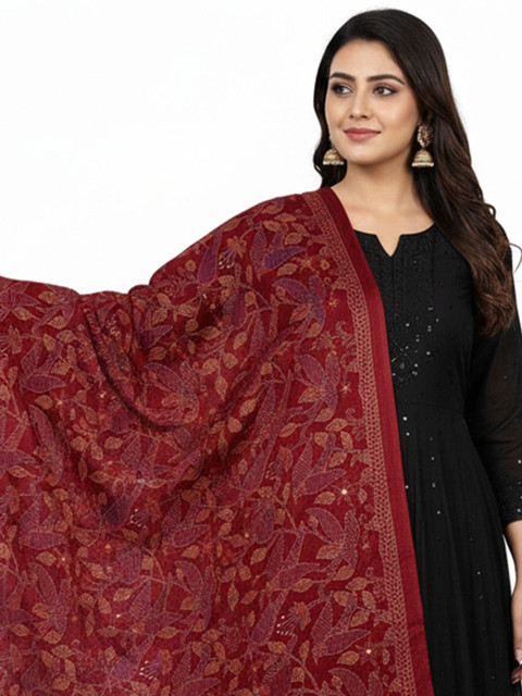 Traditions Bazaar Birds Embroidered Kantha Work Dupatta - Image 2