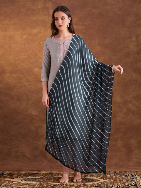 Dupatta Bazaar Dyed Leheriya Dupatta