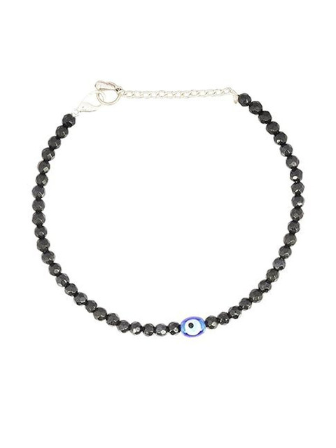 Gemsmantra Women Evil Eye Artificial Beads Anklet