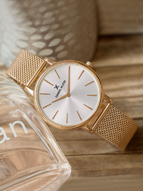 Daniel Klein Fiord Women Silver-Toned Analogue Watch DK11695-2