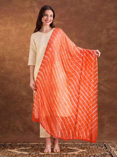 Dupatta Bazaar Dyed Leheriya Dupatta