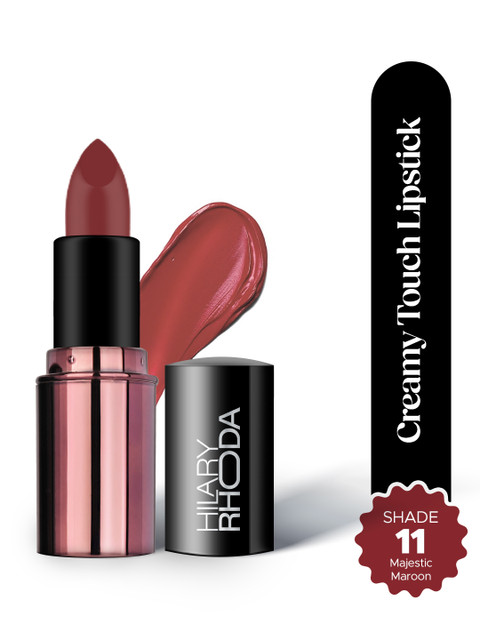 Hilary Rhoda Long Lasting Creamy Touch Lipstick- 4 g - Majestic Marron 11