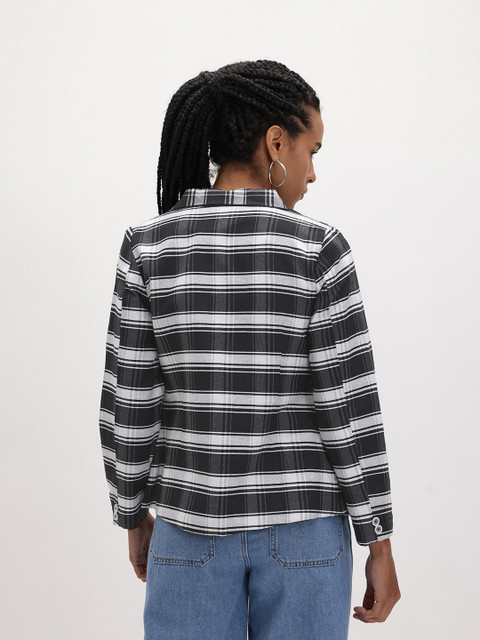 R.Code by The Roadster Life Co. Checked Single-Breasted Blazer - Image 5