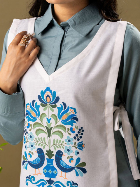 WEAVLLITE Shirt Collar Shirt & Trousers With Jacket - Image 2