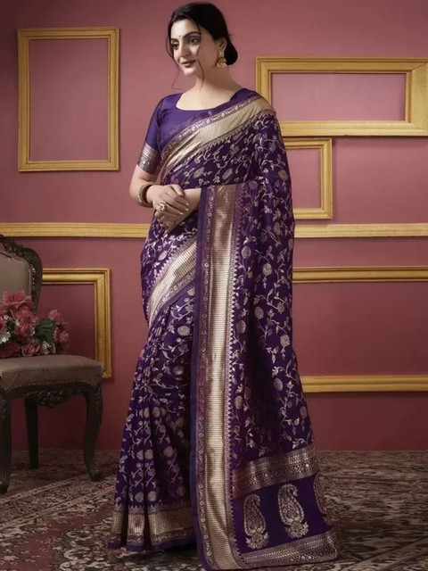 Moda Rapido Woven Design Silk Cotton Designer Kanjeevaram Saree