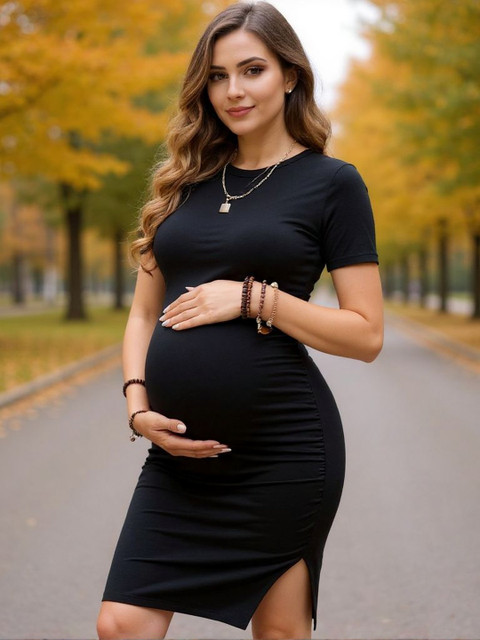 HERE&NOW Maternity Bodycon Dress