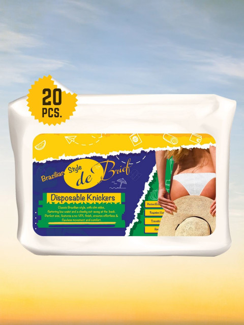 Prowee Pack Of 20 Post Disposable Basic Briefs