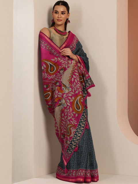 Libas Ethnic Motifs Handloom Saree
