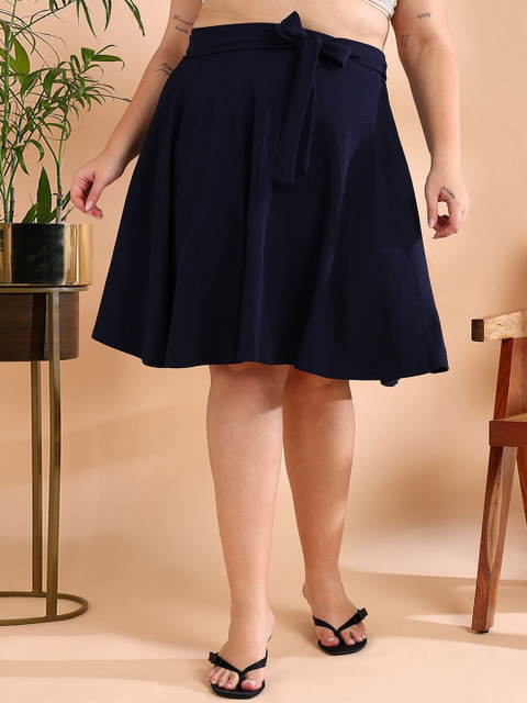 BAESD Flared Midi Skirts