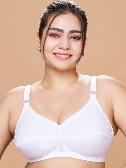 Sztori Women Self Design Non-Wired Non Padded Full Coverage Everyday Bra