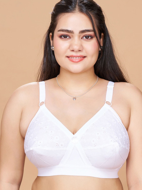 Sztori Full Coverage Non Padded Cotton Minimizer Bra