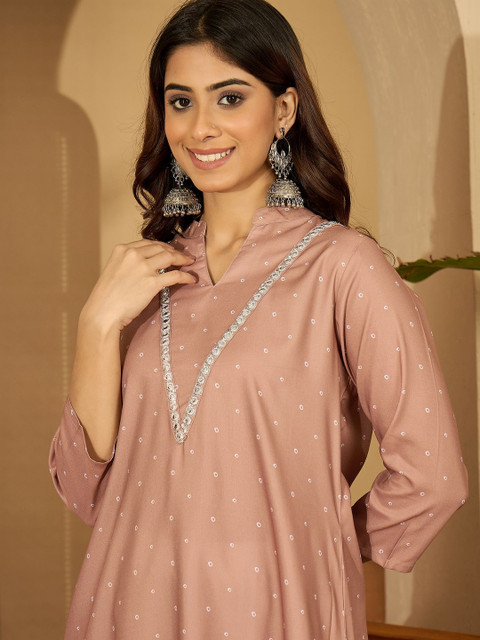 Sangria Women Polyester A-Line Kurtas