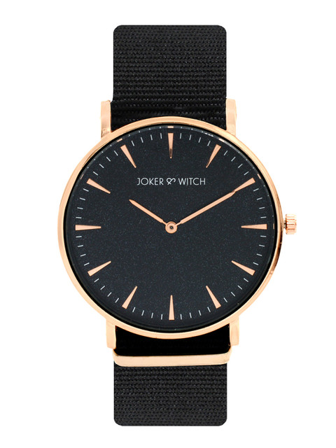 JOKER & WITCH Unisex Black Analogue Watch AMWW336