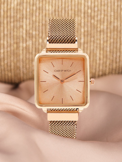JOKER & WITCH Women Rose Gold Analogue Watch AMWW310