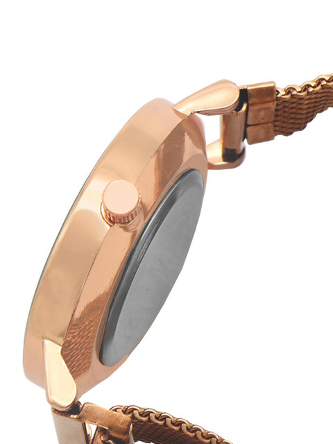 JOKER & WITCH Women Black Printed Dial Bracelet Style Straps Analogue Watch AMWW393 - Image 3