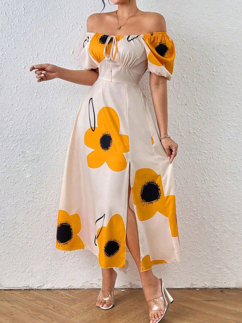 SZN Women Off White Dresses