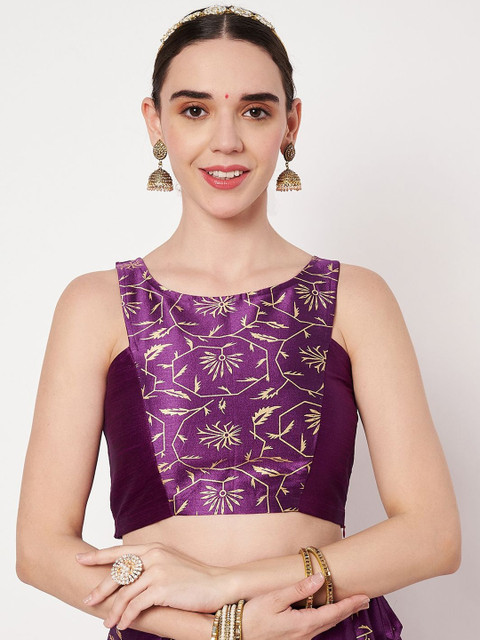 studio rasa Printed Ethnic Motifs Round Neck Sleeveless Opaque Top