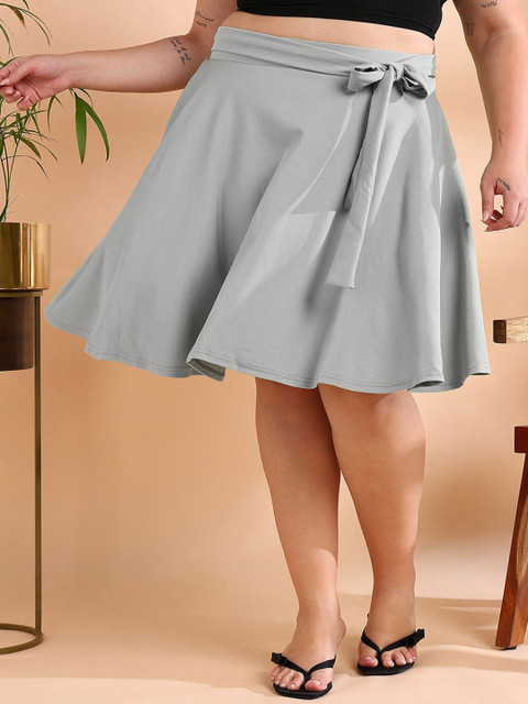 BAESD Flared Knee-Length Skirts