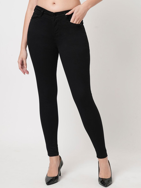 Kraus Jeans Women Skinny Fit Mid-Rise Jeans