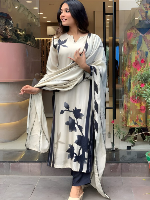 CaniBani Women Ethnic Motifs Printed Regular Kurta Sets