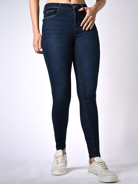 Kraus Jeans Women Skinny Fit High-Rise Jeans