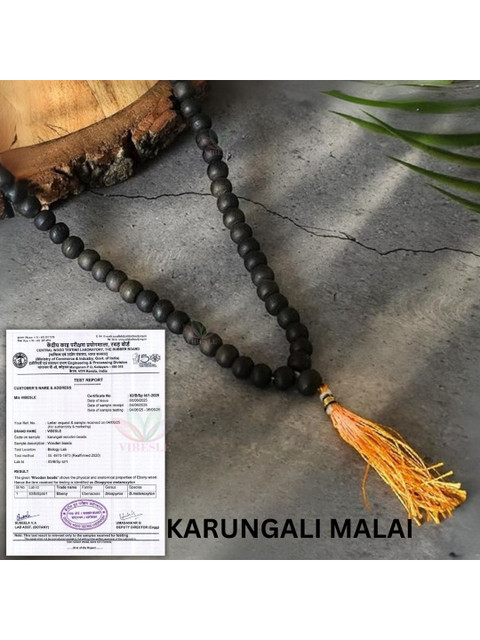 VIBESLE Men Karungali Jaap Mala