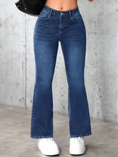 Shrutika Women Bootcut High-Rise Stretchable Jeans