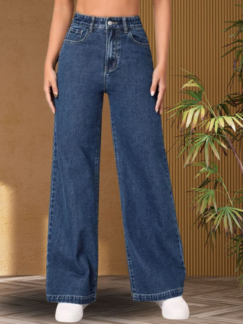 R.Code by The Roadster Life Co. Women Jean Boyfriend Fit High-Rise Stretchable Jeans