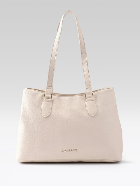 Caprese Textured Structured Shoulder Bag