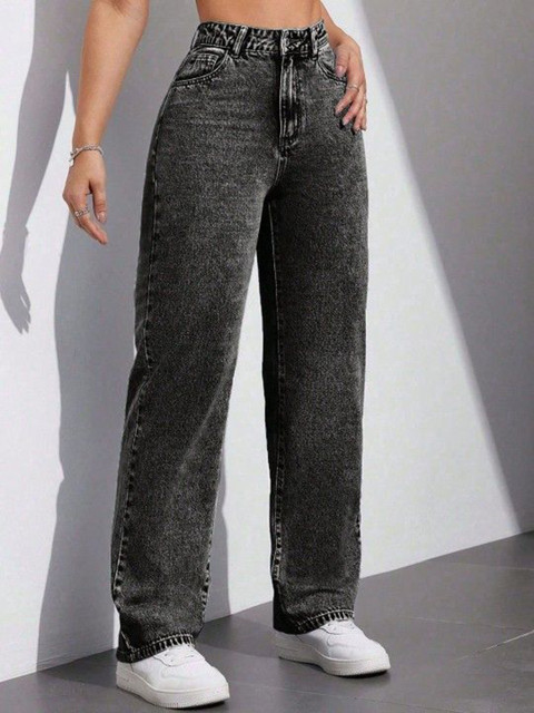 R.Code by The Roadster Life Co. Women Jean Boyfriend Fit High-Rise Stretchable Jeans