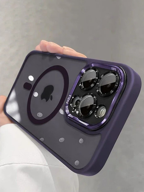 Luxury Kase Magnetic Clear Shockproof iPhone 16 Pro Max Back Case