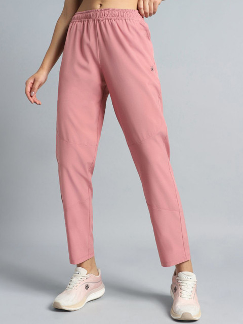 CULT Women Solid Training Sculpted Slip-On Regular Trackpants