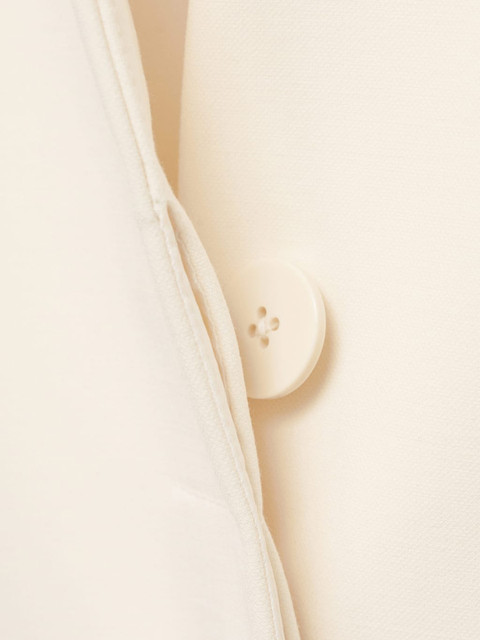 MANGO V-Neck Single-Breasted Crop Blazer - Image 2