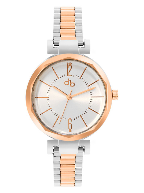 DressBerry Women Brass Patterned Dial & Wrap Around Straps Analogue Watch