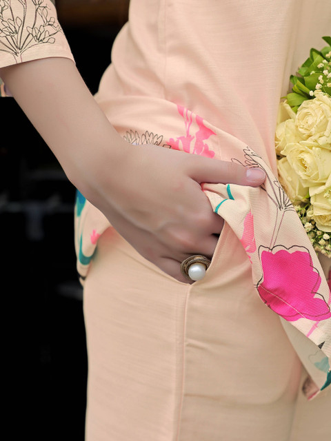 CORSICA Floral Printed Shirt-Collar Tunic & Trousers - Image 7