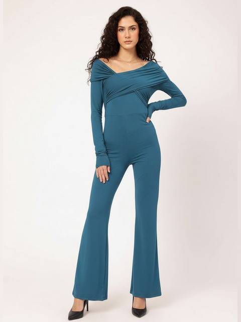 DressBerry Soft & Sleek Off-Shoulder Jumpsuit