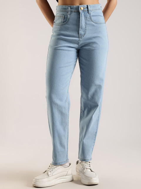 zayla Women Comfort Mom Fit High-Rise Stretchable Jeans