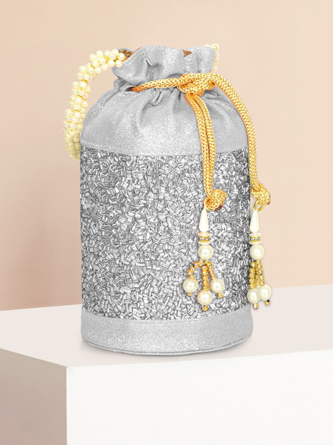 MISHA Embellished Potli Clutch