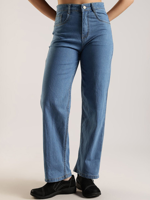 zayla Women Jean Wide Leg High-Rise Stretchable Jeans