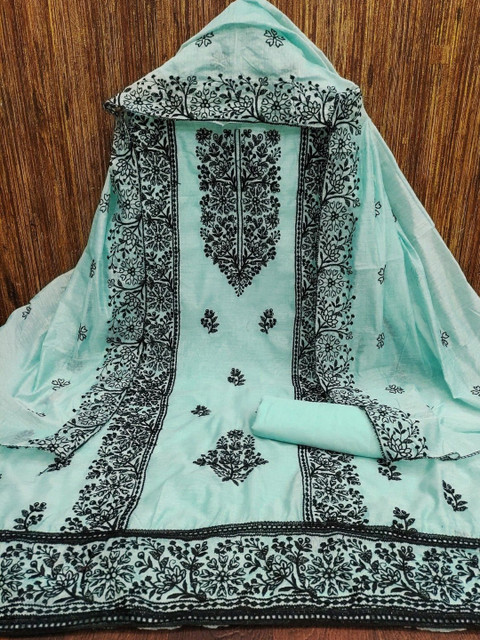 Moda Rapido Women Cotton Embroidered Unstitched Dress Material