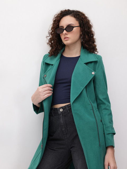 The Roadster Life Co. Notched Lapel Collar Longline Overcoat