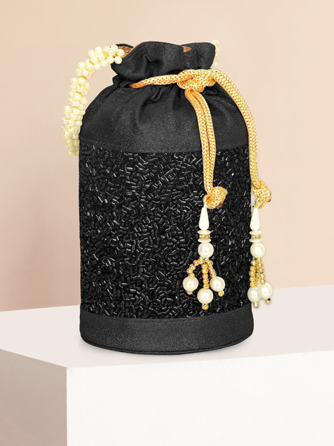 MISHA Embellished Potli Clutch