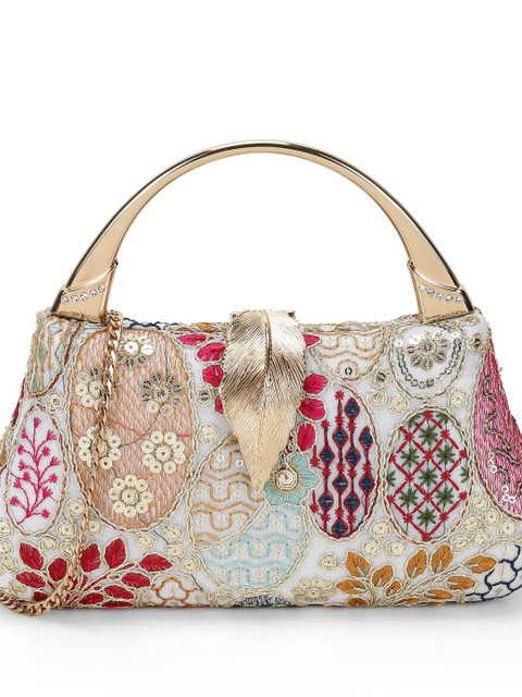 Mochi Printed Box Clutch