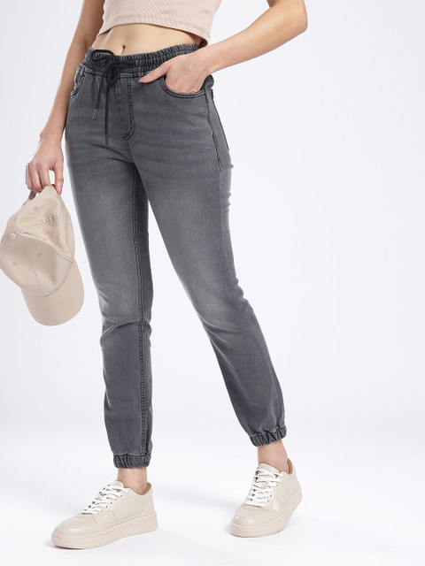 glitchez Women Light Fade Stretchable Jogger Jeans