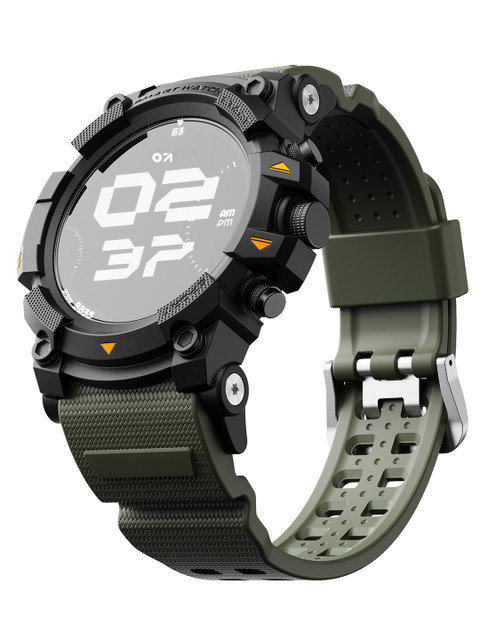 GOBOULT Thrux 1.39''HD Screen, GPS Tracker, Working Crown, BT Calling Smartwatch