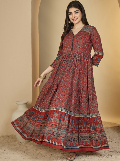 Anouk Mirage Women Floral Printed Floral Anarkali Kurta