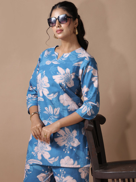 Anouk Rustic Women Floral Printed Regular Pure Cotton Co-ord Set - Image 6