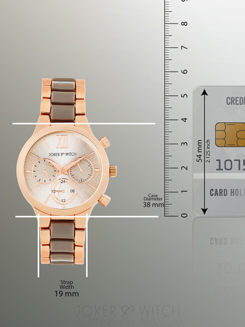 JOKER & WITCH Women Patterned Dial & Straps Analogue Watch AMWW945 - Image 7